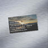 San Diego Sunset III Stunning California Landschap Magnetisch Visitekaartje (Voorbeeld)