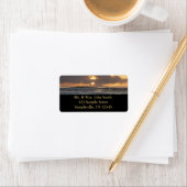 San Diego Sunset IV California Seascape Etiket (Insitu)