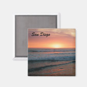 San Diego Sunset Magneet (Voorkant / Achterkant)