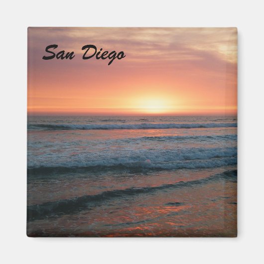 San Diego Sunset Magneet (Voorkant)