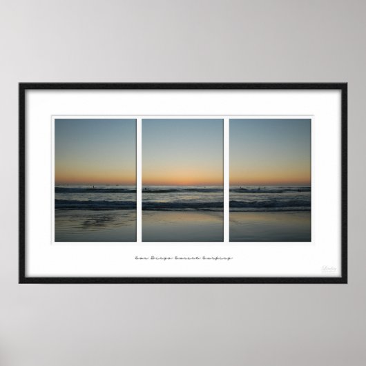San Diego Sunset Poster (Voorkant)