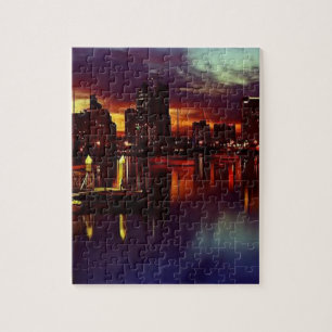 San Diego Sunset Skyline Legpuzzel