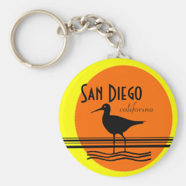 San Diego-Sunset Souvenir Sleutelhanger