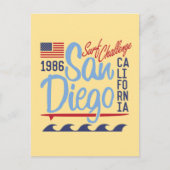 San Diego Surf Challenge 1986 Briefkaart (Voorkant)