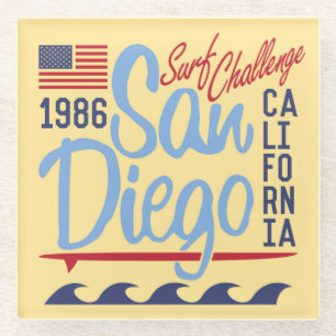 San Diego Surf Challenge 1986 Glazen Onderzetter