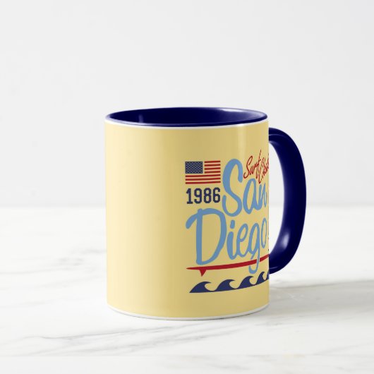 San Diego Surf Challenge 1986 Mok (Voorkant rechts)