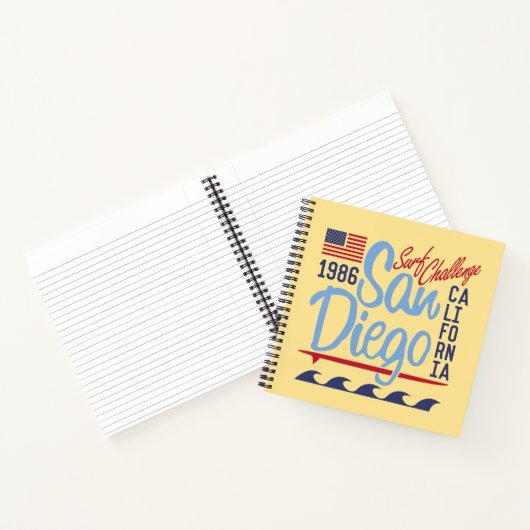 San Diego Surf Challenge 1986 Notitieboek (Binnen)