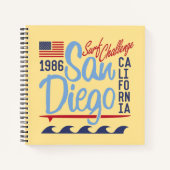 San Diego Surf Challenge 1986 Notitieboek (Voorkant)
