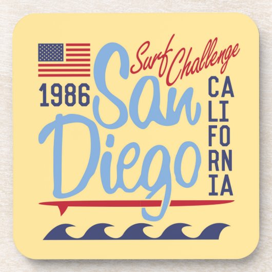 San Diego Surf Challenge 1986 Onderzetter (Voorkant)
