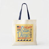 San Diego Surf Challenge 1986 Tote Bag (Voorkant)