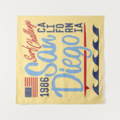 San Diego Surf Challenge 1986 Wandkleed (Voorkant)