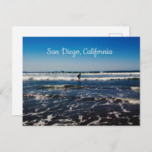 San Diego Surfer Briefkaart (Voorkant / Achterkant)
