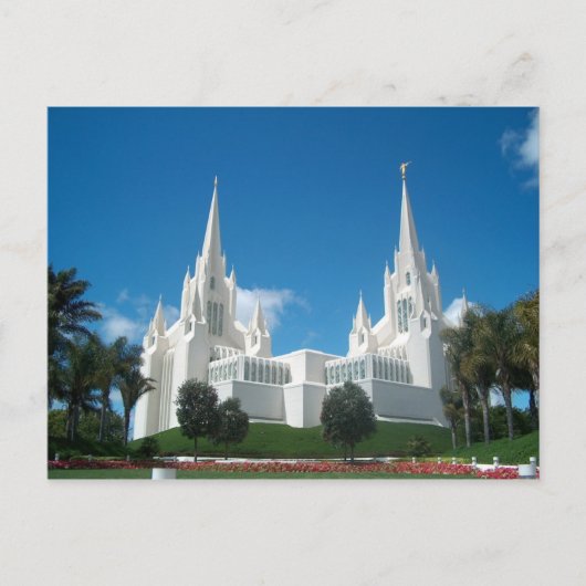 San Diego Temple Briefkaart (Voorkant)