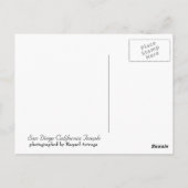 San Diego Temple Briefkaart (Achterkant)