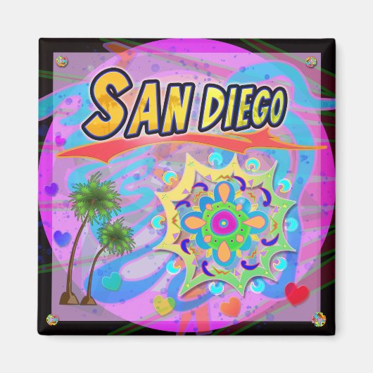 San Diego True Progress Magnet (Voorkant)