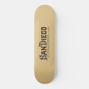San Diego Typeface Skateboard Deck