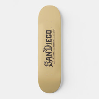 San Diego  Typeface Skateboard Deck