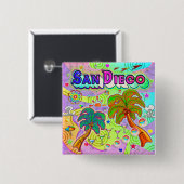 San Diego Vacation Target Button (Voorkant /achterkant)
