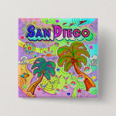 San Diego Vacation Target Button (Voorkant)