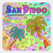 San Diego Vacation Target Sticker (Voorkant)