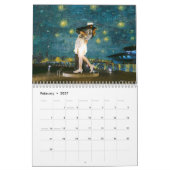 San Diego Van Gogh 2022 Wall Agenda Kalender (Feb 2027)