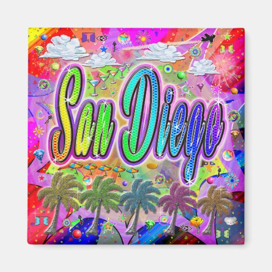 San Diego Vista Express Magnet (Voorkant)