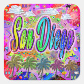 San Diego Vista Express Sticker (Voorkant)