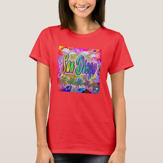 San Diego Vista Express T-Shirt (Voorkant)