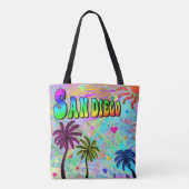 San Diego Vivid Romance Canvas tas (Achterkant)