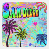 San Diego Vivid Romance Sticker (Voorkant)