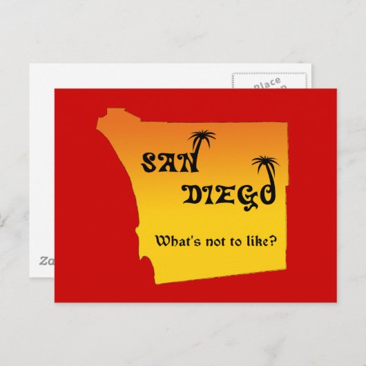 San Diego - wat is er niet leuk om te doen? Briefkaart (Voorkant / Achterkant)