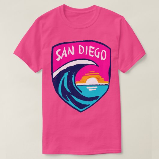San Diego Waveee T-shirt (Design voorkant)