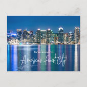 San Diego We hebben verhuisde aankondiging Briefkaart (Voorkant)