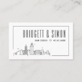 San Diego Wedding | Plaats kaarten voor en achter Plaatskaartje (Achterkant)