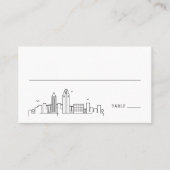 San Diego Wedding | Plaats kaarten voor en achter Plaatskaartje (Voorkant)