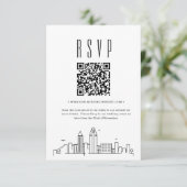 San Diego Wedding QR-code RSVP (Staand voorkant)