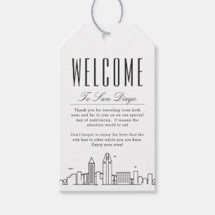 San Diego Wedding Welkom Bericht Cadeau Labels Cadeaulabel