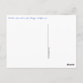 San Diego Winter Sunset Briefkaart (Achterkant)