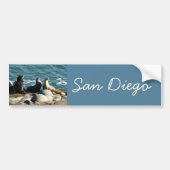 San Diego Zee Lions Bumpersticker (Voorkant)