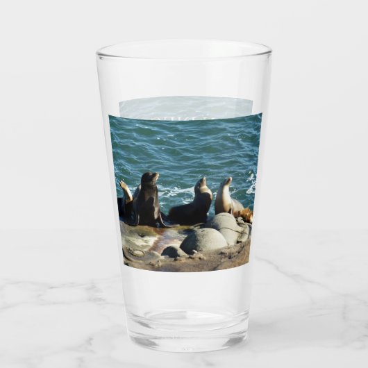 San Diego Zee Lions Glas (Achterkant)