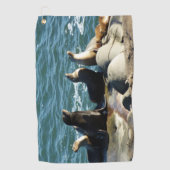 San Diego Zee Lions Golfhanddoek (Voorkant)