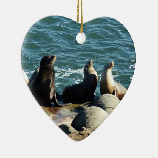 San Diego Zee Lions Keramisch Ornament (Rechts)