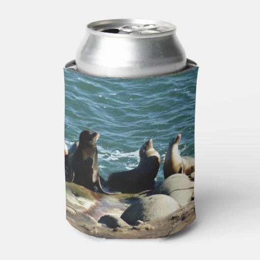 San Diego Zeeleeuwen Blikjeskoeler (Blikje Voorkant)