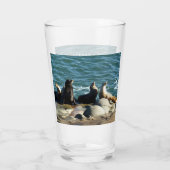 San Diego Zeeleeuwen Glas (Achterkant)