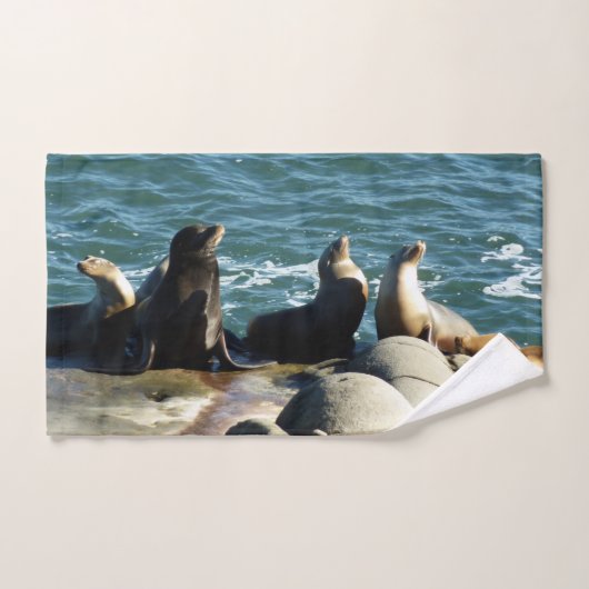 San Diego Zeeleeuwen Handdoek (Handdoek)