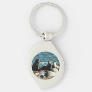 San Diego Zeeleeuwen Sleutelhanger