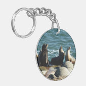 San Diego Zeeleeuwen Sleutelhanger (Voorkant Links)