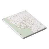 San Diego Zip-codekaart Notitieblok (Schuin)