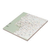 San Diego Zip-codekaart Tegeltje (Zijkant)