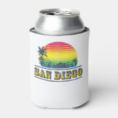 San Diego Zomerstad Shirten Blikjeskoeler (Blikje Voorkant)